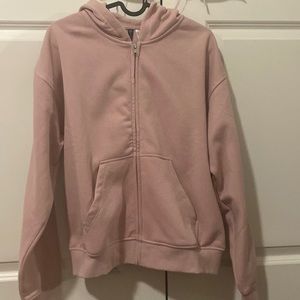 Pink hoodie